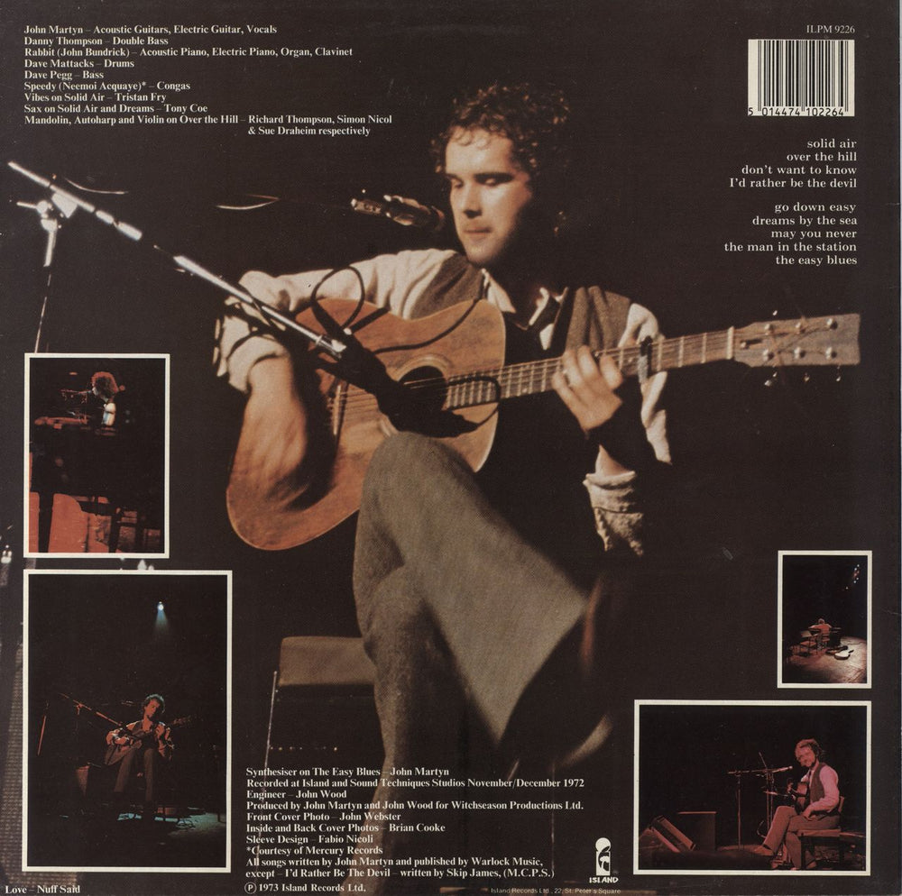 John Martyn Solid Air - Island Life UK vinyl LP album (LP record) 5014474102264