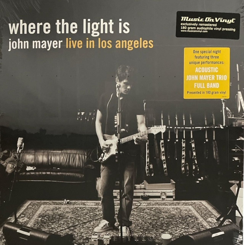 John Mayer Where The Light Is: John Mayer Live In Los Angeles - 180gm UK 4-LP vinyl album record set MOVLP444