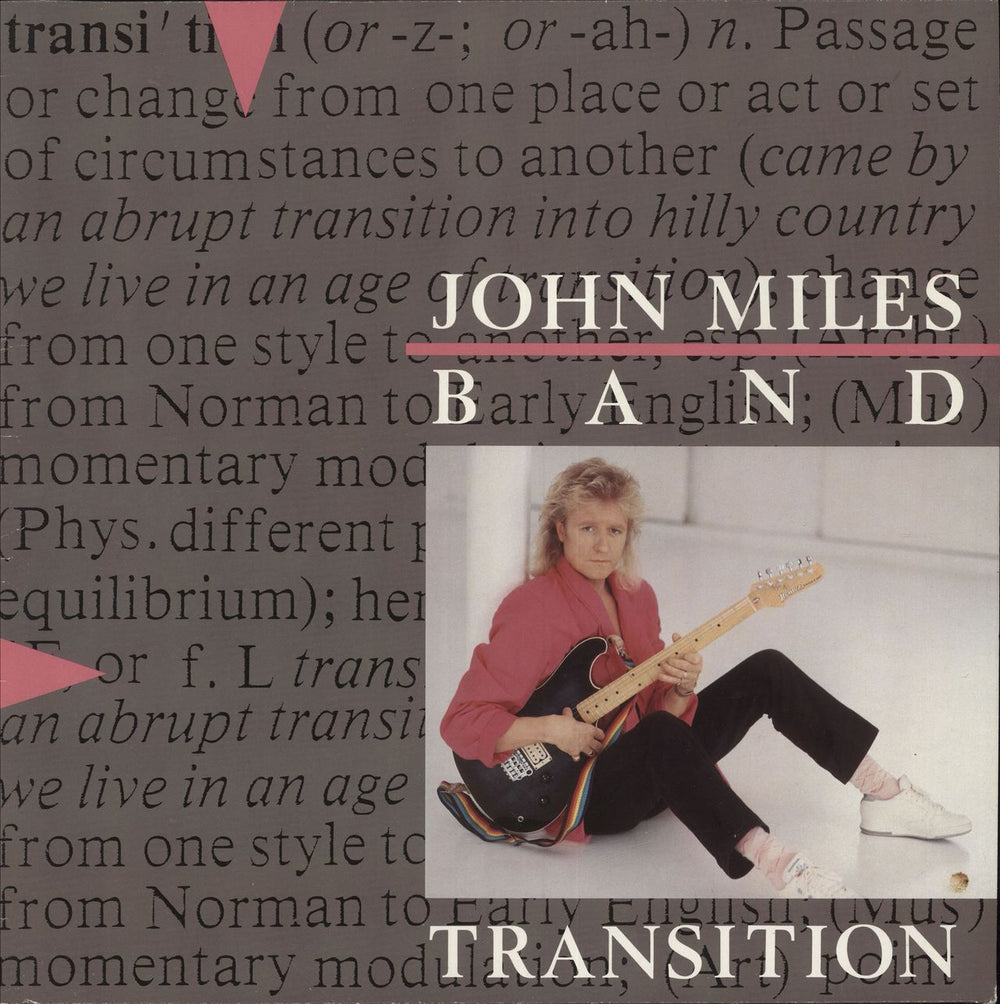 John Miles Transition German vinyl LP album (LP record) 790476-1