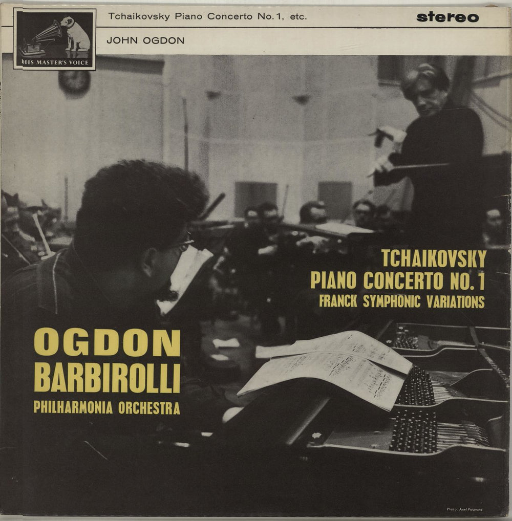 John Ogdon Tchaikovsky: Piano Concert No. 1 / Frank: Symphonic Variations UK vinyl LP album (LP record) ASD542