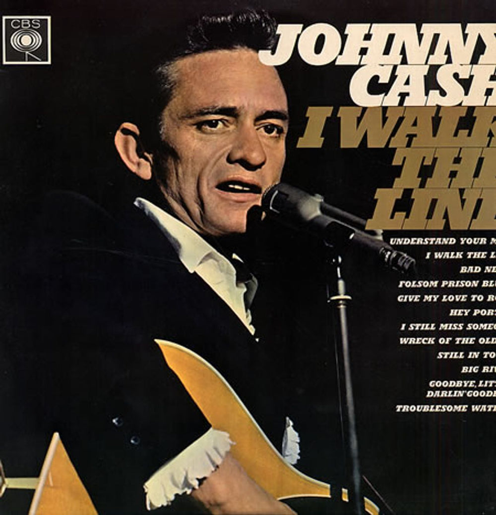 Johnny Cash I Walk The Line UK vinyl LP album (LP record) BPG62371