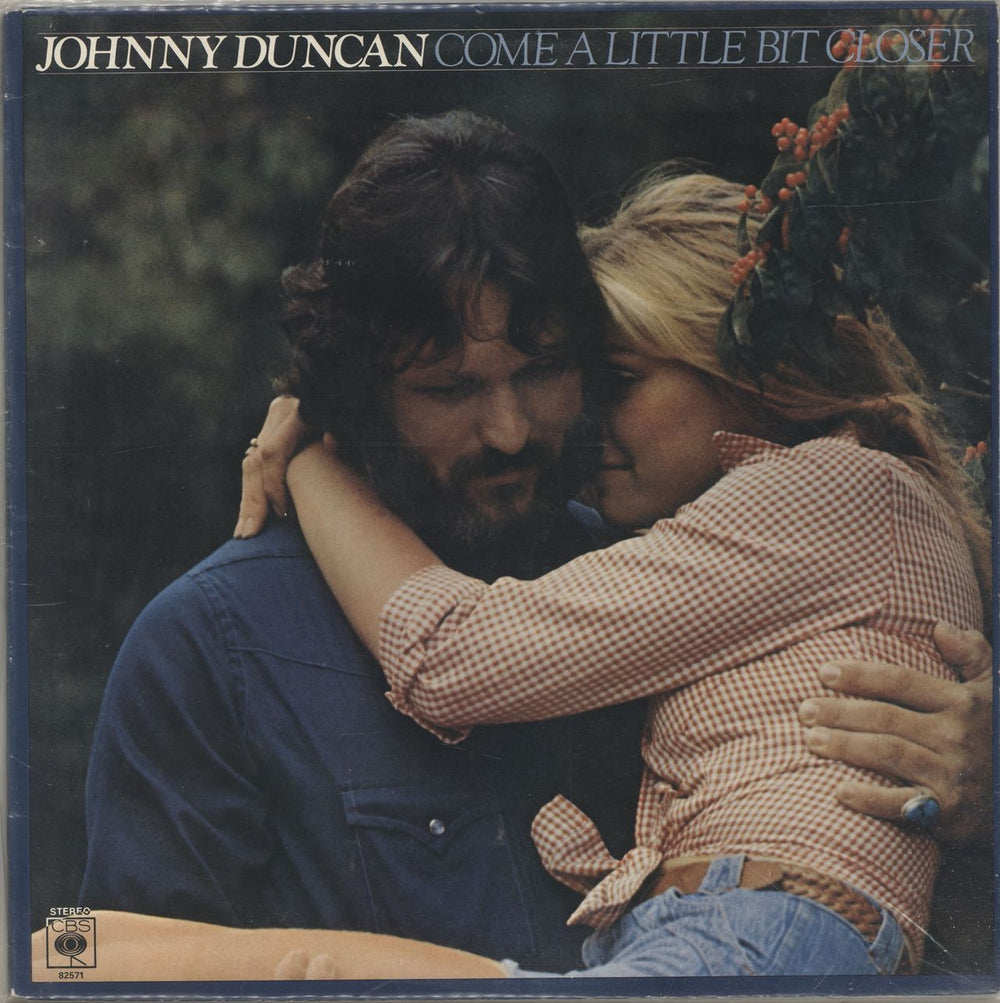 Johnny Duncan Come A Little Bit Closer UK vinyl LP album (LP record) CBS82571