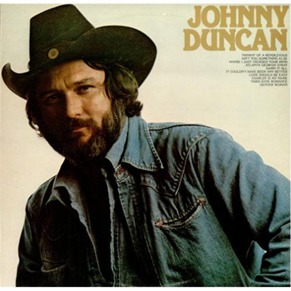 Johnny Duncan (Country) Johnny Duncan UK vinyl LP album (LP record) CBS82021