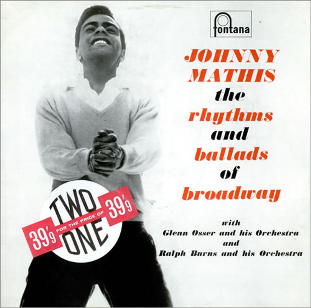 Johnny Mathis The Rhythms And Ballads Of Broadway - EX UK 2-LP vinyl record set (Double LP Album) SET101A-B