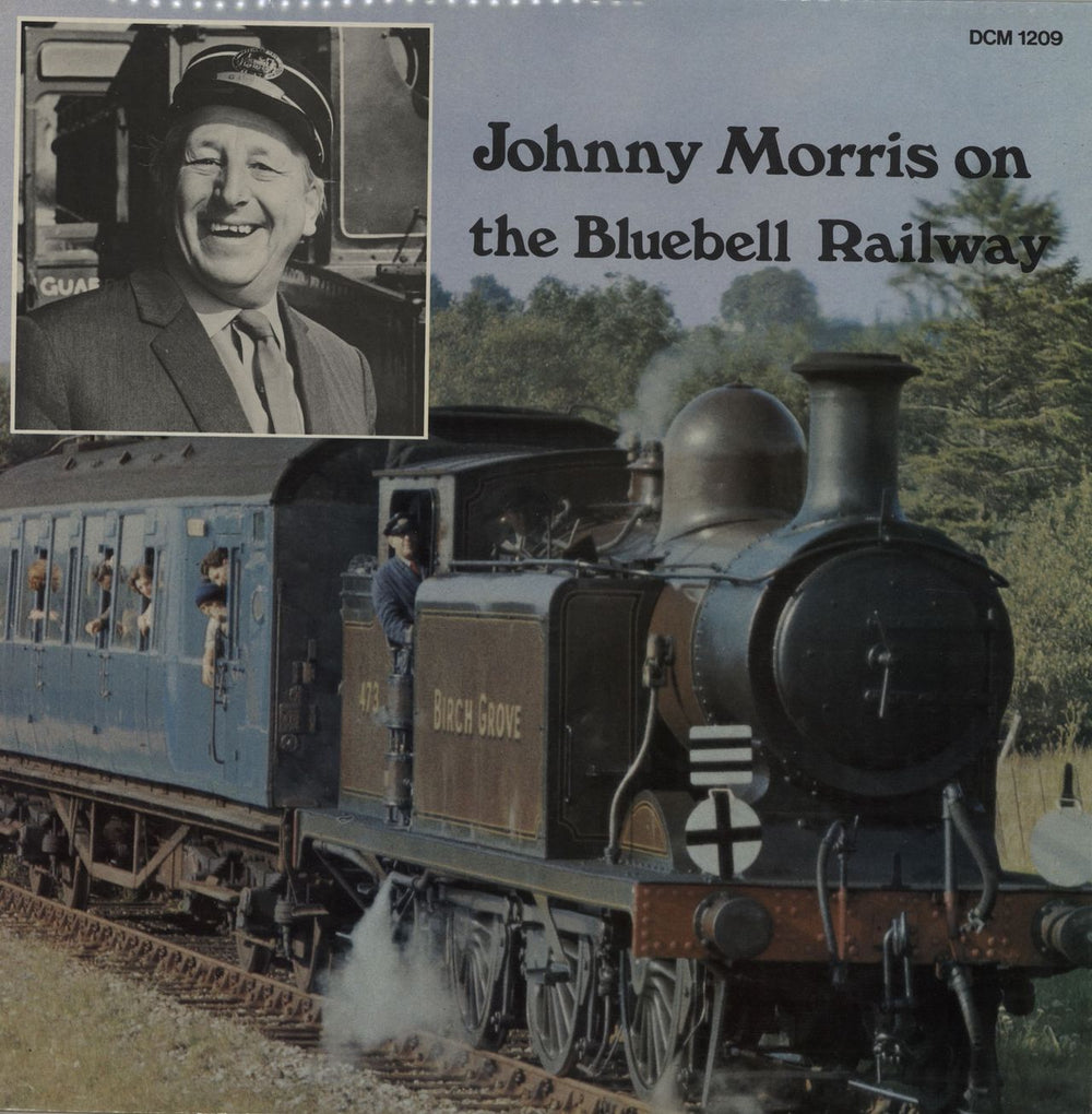 Johnny Morris On The Bluebell Railway UK vinyl LP album (LP record) DCM1209