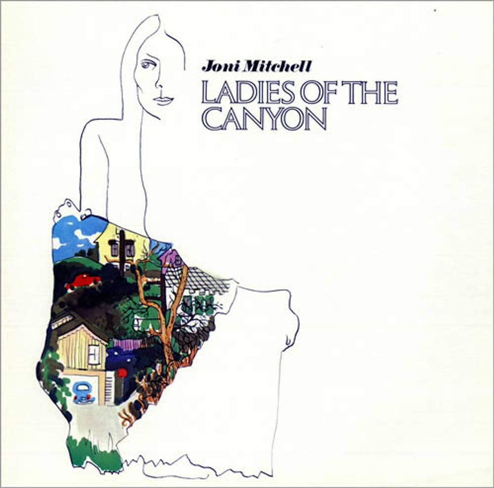 Joni Mitchell Ladies Of The Canyon - Barcoded German vinyl LP album (LP record) REP44085