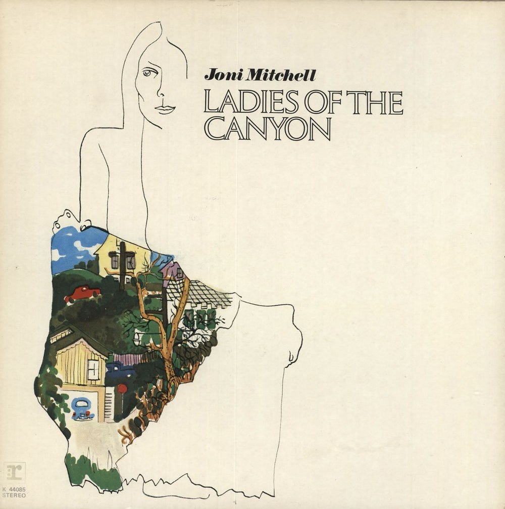 Joni Mitchell Ladies Of The Canyon UK vinyl LP album (LP record) K44085