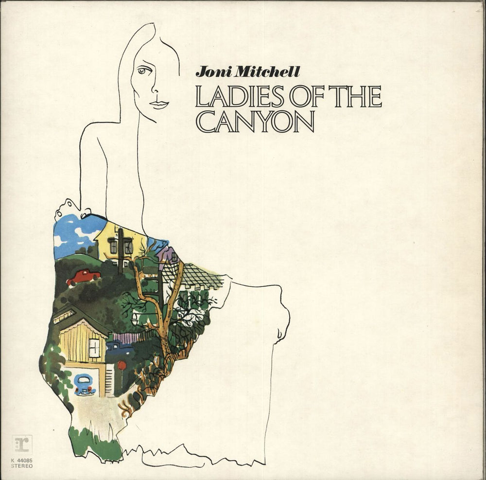 Joni Mitchell Ladies Of The Canyon UK vinyl LP album (LP record) K44085