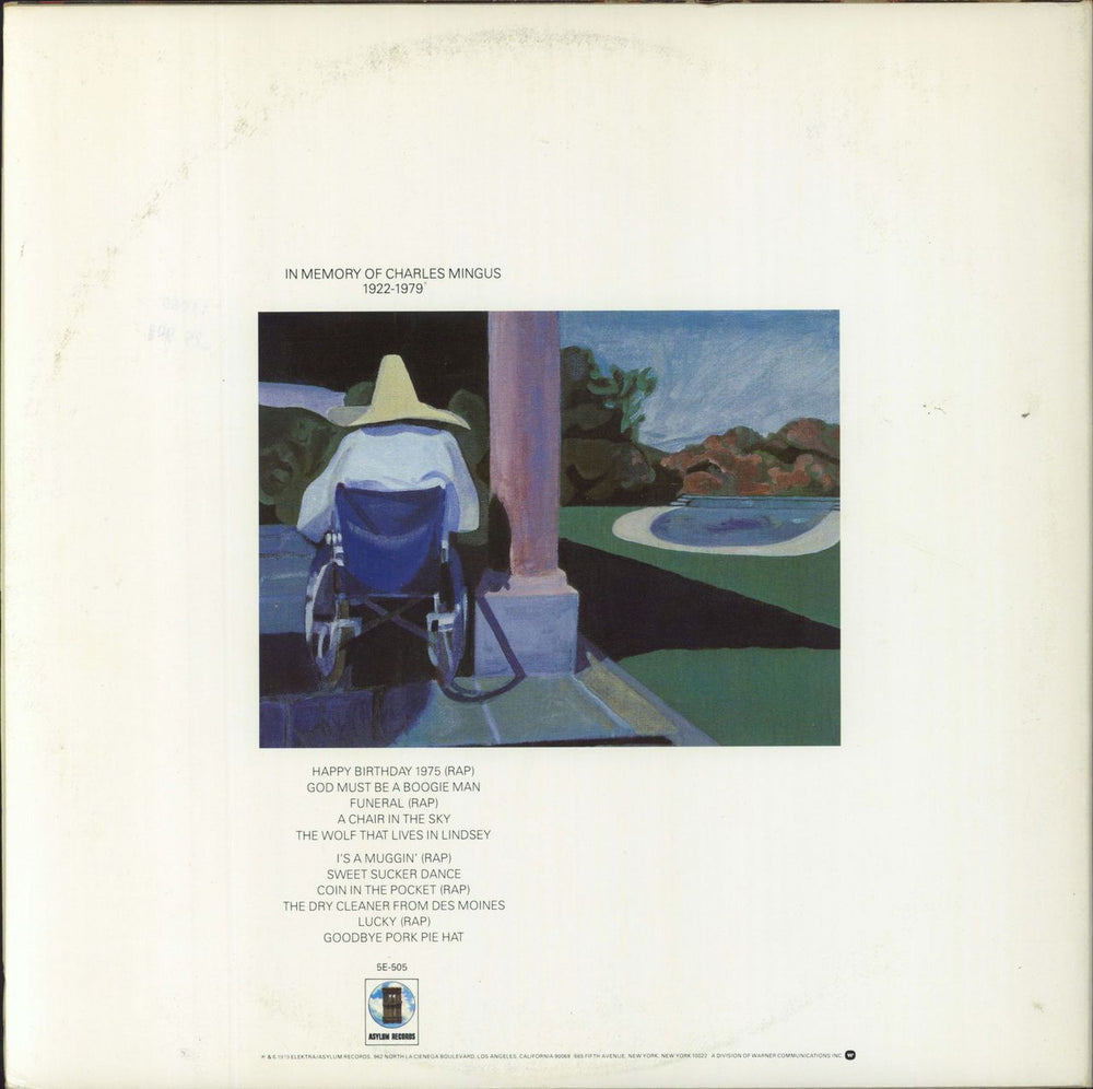 Joni Mitchell Mingus - White Label + Promo Stamped US Promo vinyl LP album (LP record)