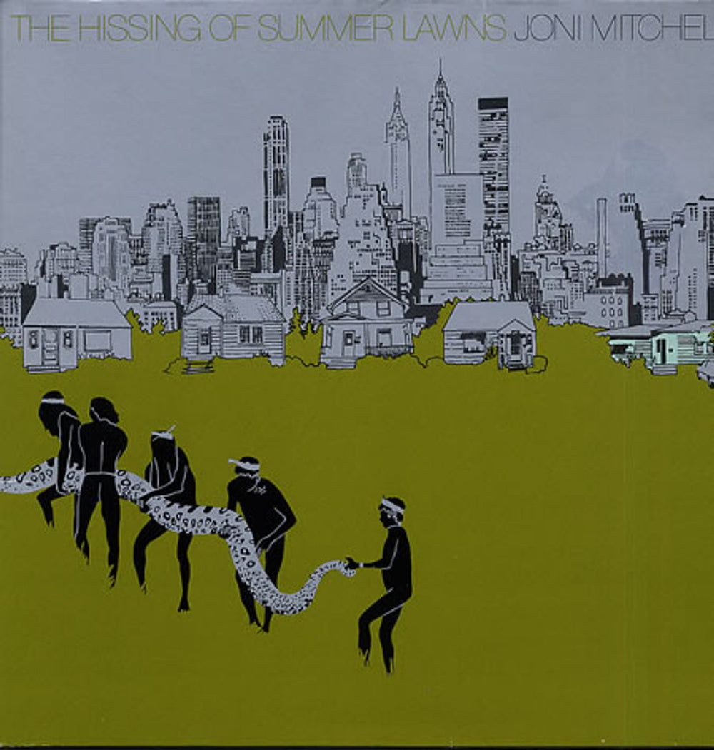 Joni Mitchell The Hissing Of Summer Lawns German vinyl LP album (LP record) AS53018