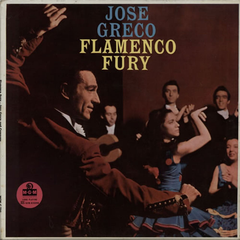 José Greco Flamenco Fury UK vinyl LP album (LP record) MGM-C-780