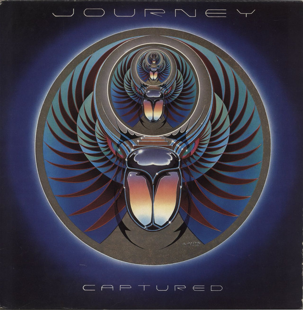 Journey Captured UK 2-LP vinyl record set (Double LP Album) 88525