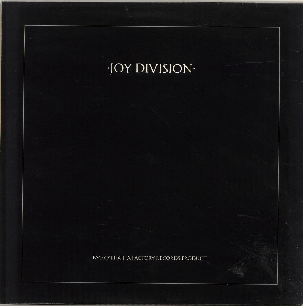 Joy Division Love Will Tear Us Apart UK 12" vinyl single (12 inch record / Maxi-single)