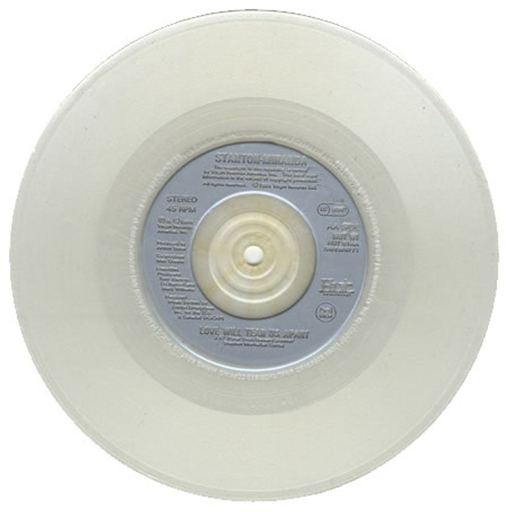 Joy Division She's Lost Control - Opaque White Vinyl UK 7" vinyl single (7 inch record / 45) JOY07SH366925