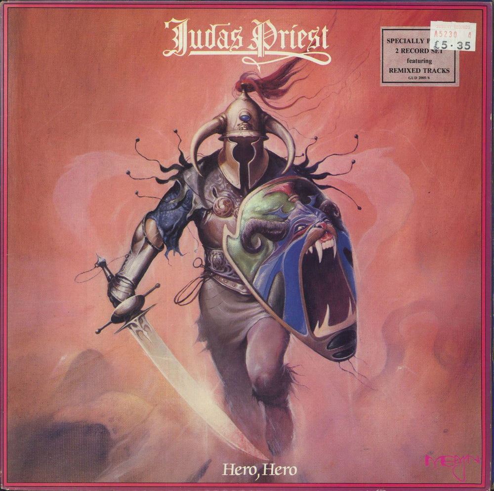 Judas Priest Hero, Hero UK 2-LP vinyl record set (Double LP Album) GUD2005/6