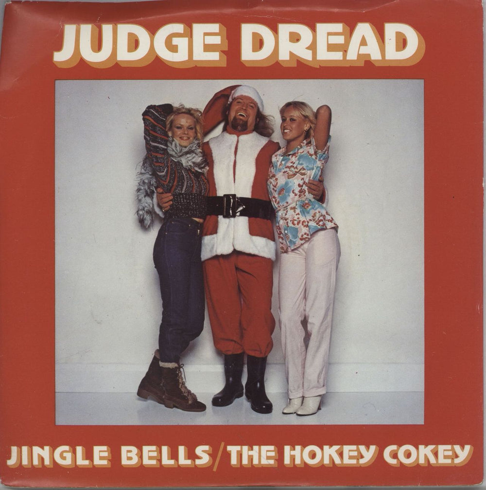 Judge Dread Jingle Bells / The Hokey Cokey - A Label UK Promo 7" vinyl single (7 inch record / 45) EMI2881