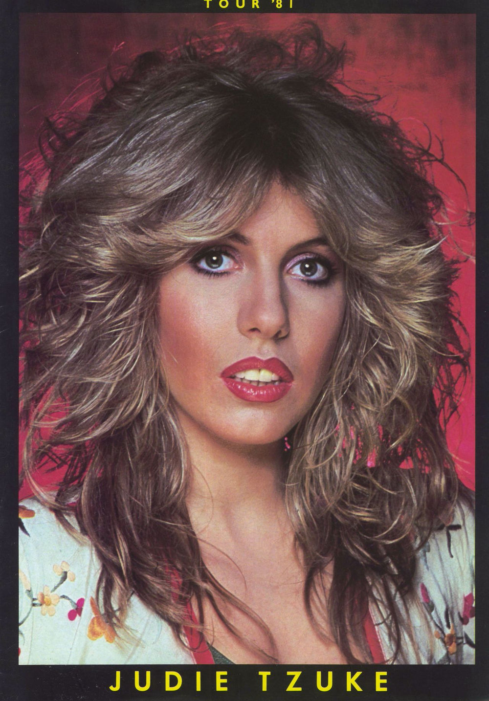 Judie Tzuke Tour '81 UK tour programme TOUR PROGRAMME