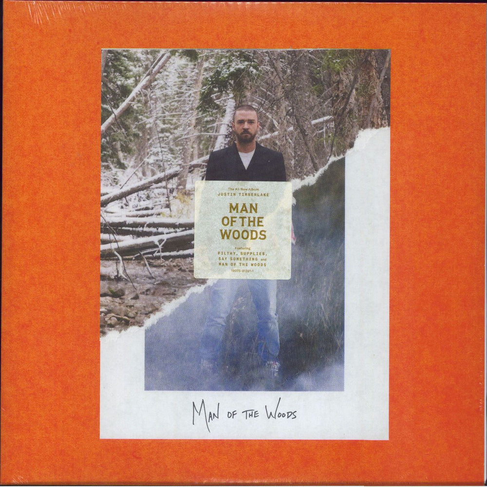 Justin Timberlake Man Of The Woods - Sealed UK 2-LP vinyl record set (Double LP Album) 19075-81321-1