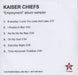 Kaiser Chiefs Employment - Album Sampler UK Promo CD-R acetate CD-R