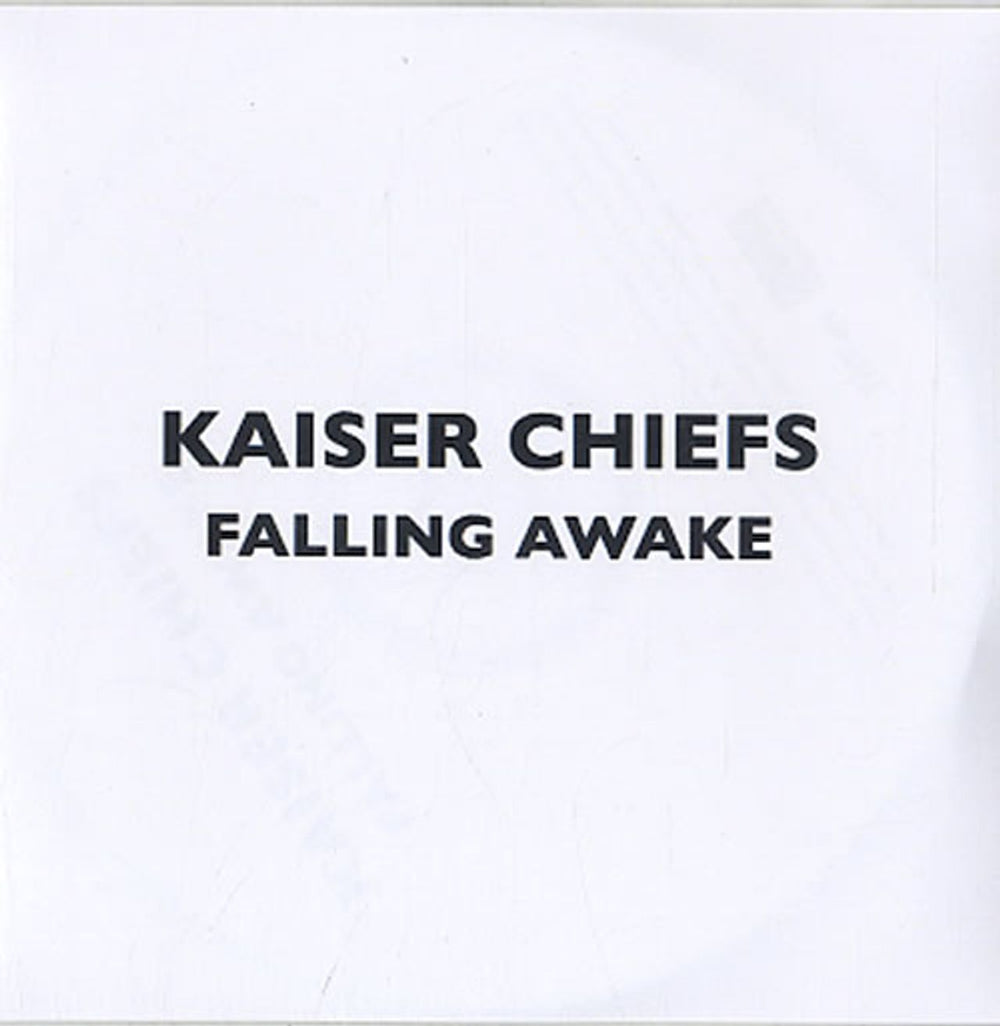 Kaiser Chiefs Falling Awake UK Promo CD-R acetate EDUCATE09