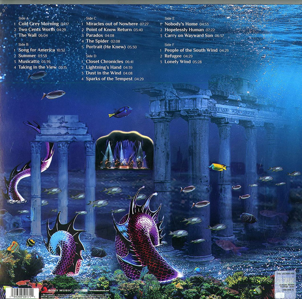 Kansas Point Of Know Return Live & Beyond - 3-LP + 2-CD Box Set - Sealed UK 3-LP vinyl record set (Triple LP Album) KNS3LPO770054