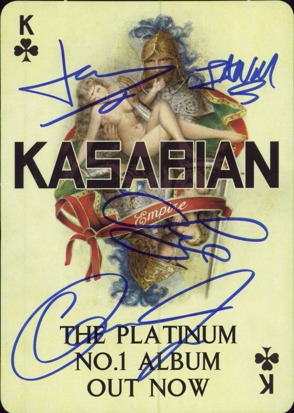 Kasabian Empire + Signed Postcard UK 2-LP vinyl record set (Double LP Album)