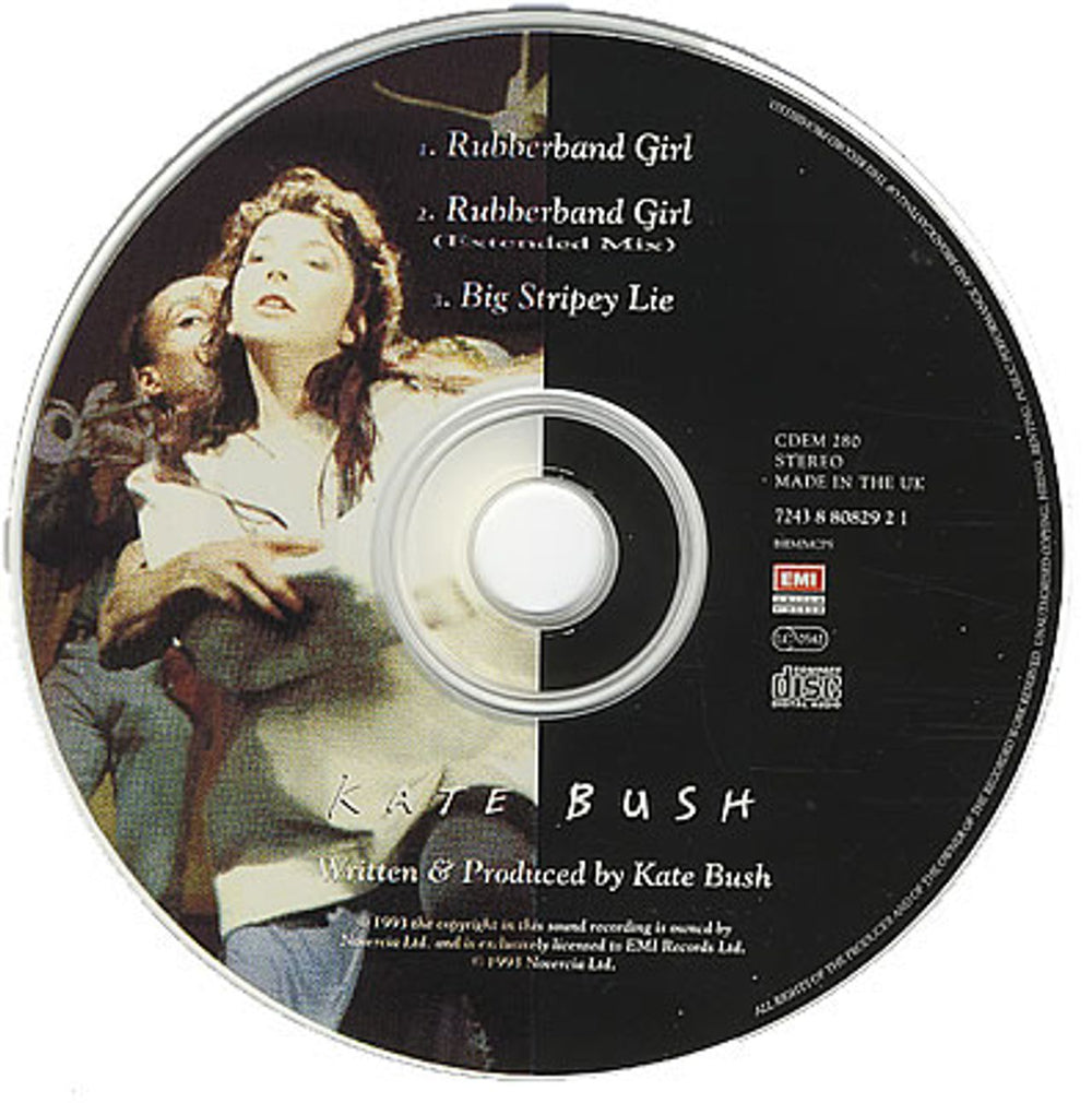 Kate Bush Rubberband Girl UK CD single (CD5 / 5") BUSC5RU35358