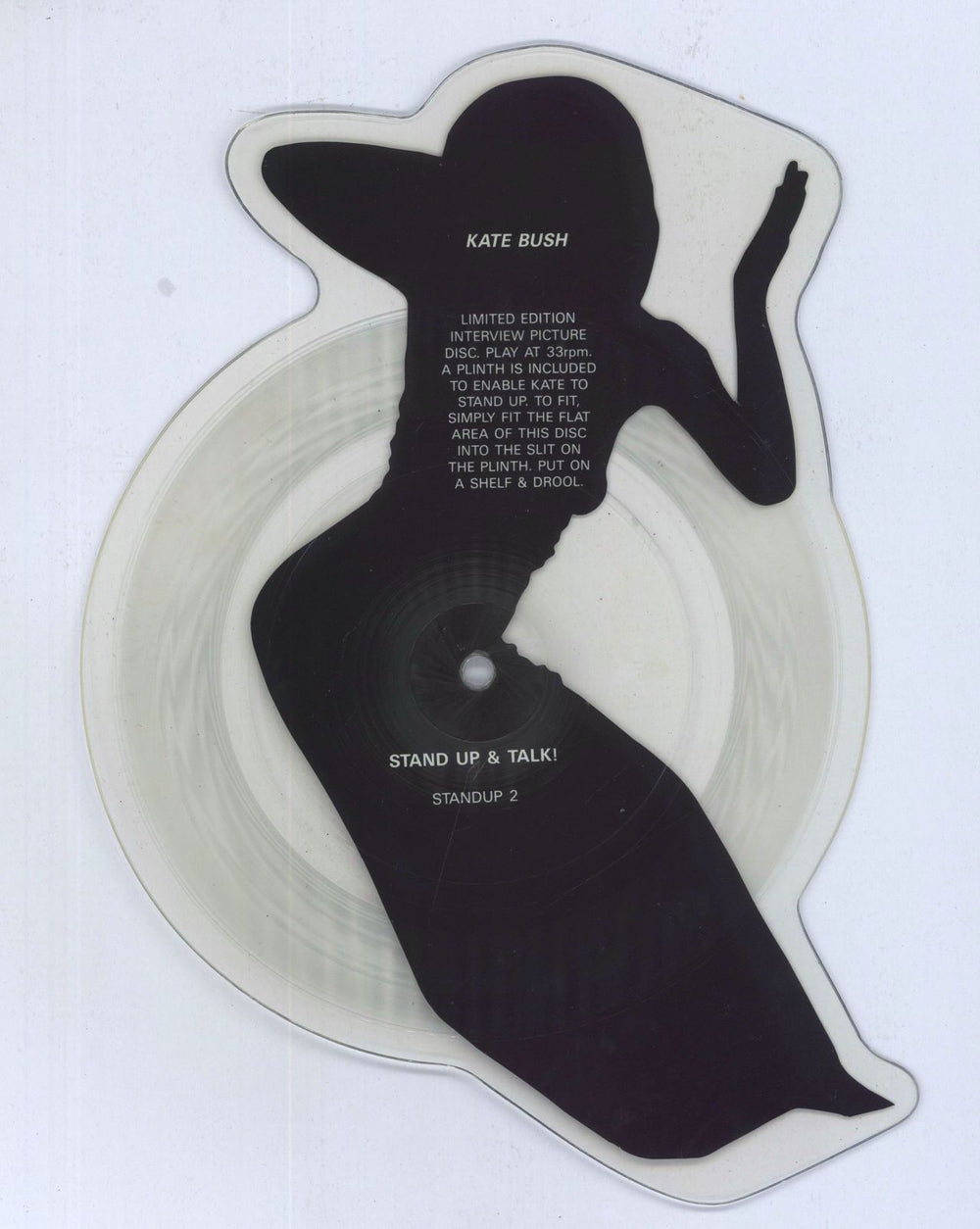 Kate Bush Stand Up & Talk + Stand UK shaped picture disc (picture disc vinyl record)