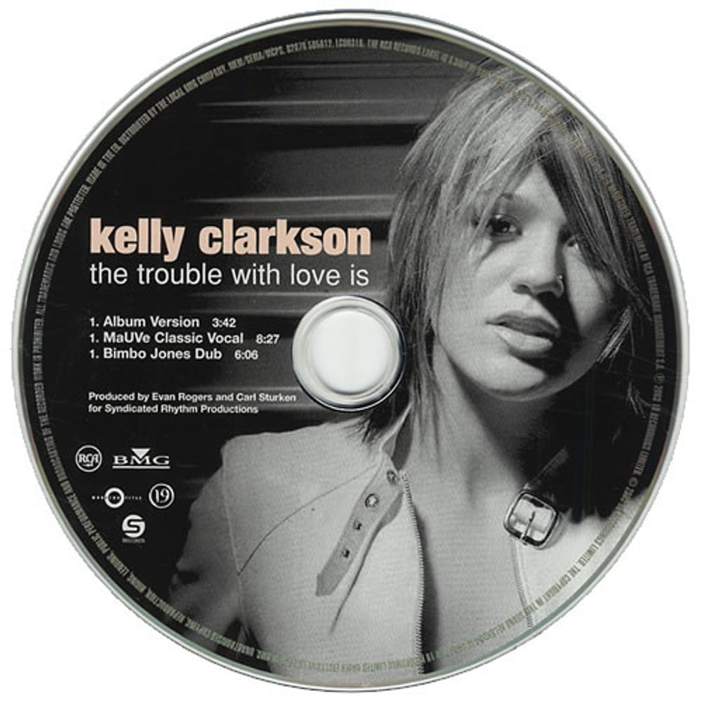 Kelly Clarkson The Trouble With Love Is UK Promo CD single (CD5 / 5") KCRC5TH429276