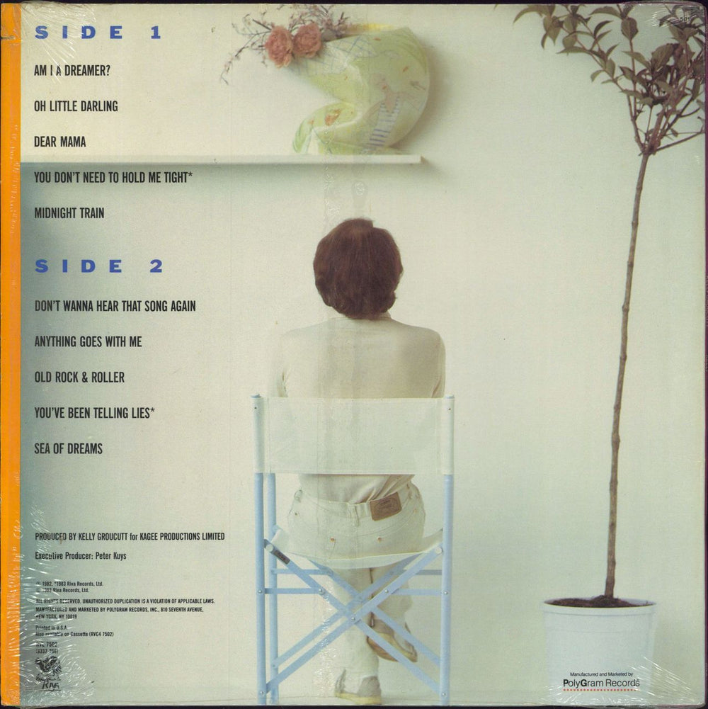 Kelly Groucutt Kelly US vinyl LP album (LP record)