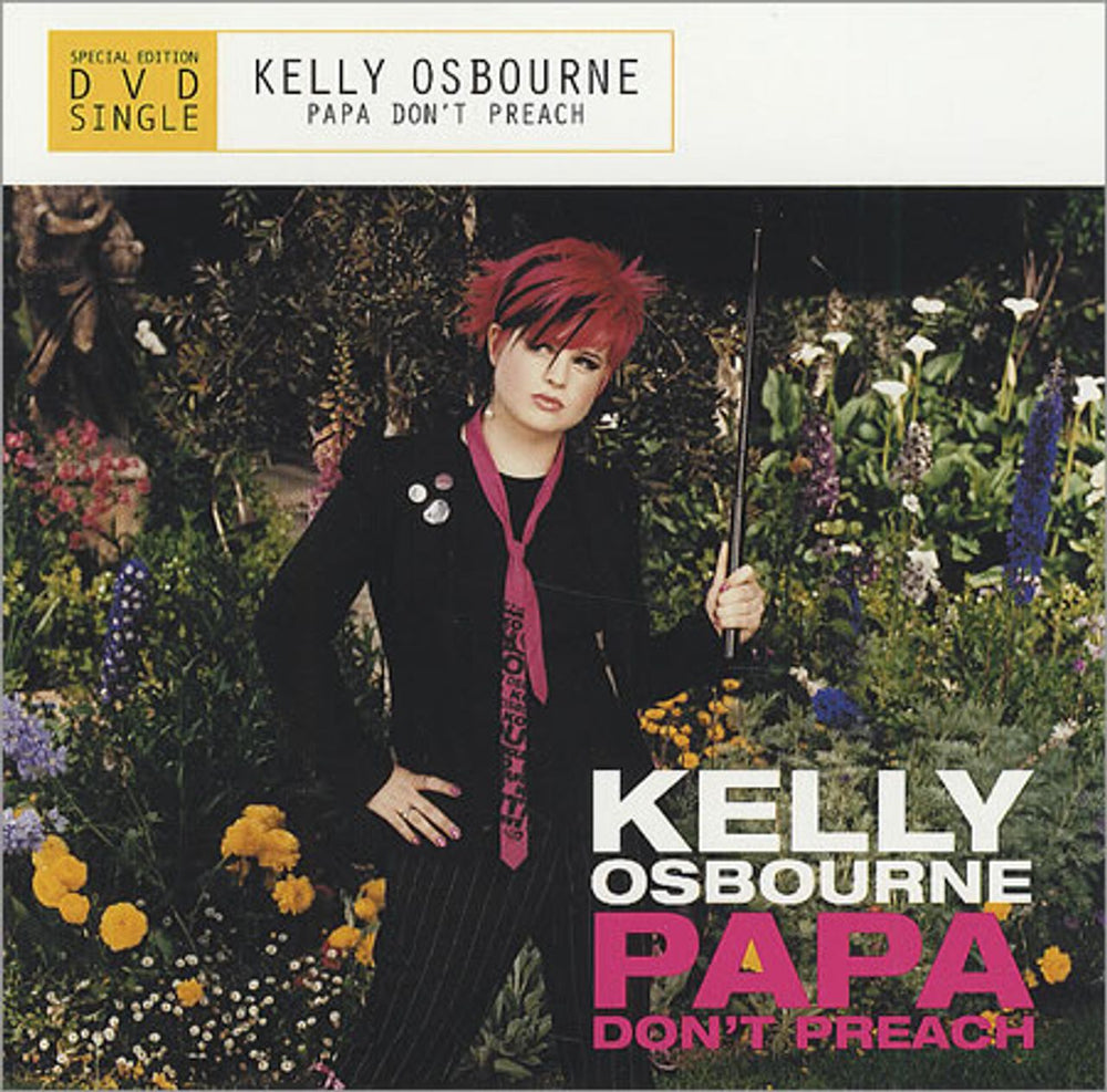 Kelly Osbourne Papa Don't Preach US Promo DVD Single 34D79921