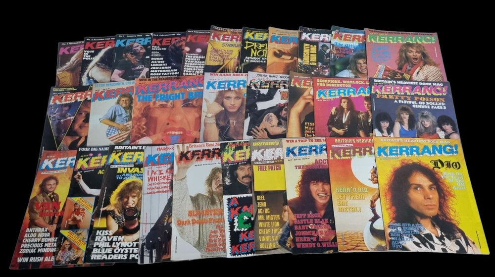 Kerrang! Magazine Collection of 248 Issues from Numbers 5 to 356 [not consecutive] UK magazine MAGAZINE