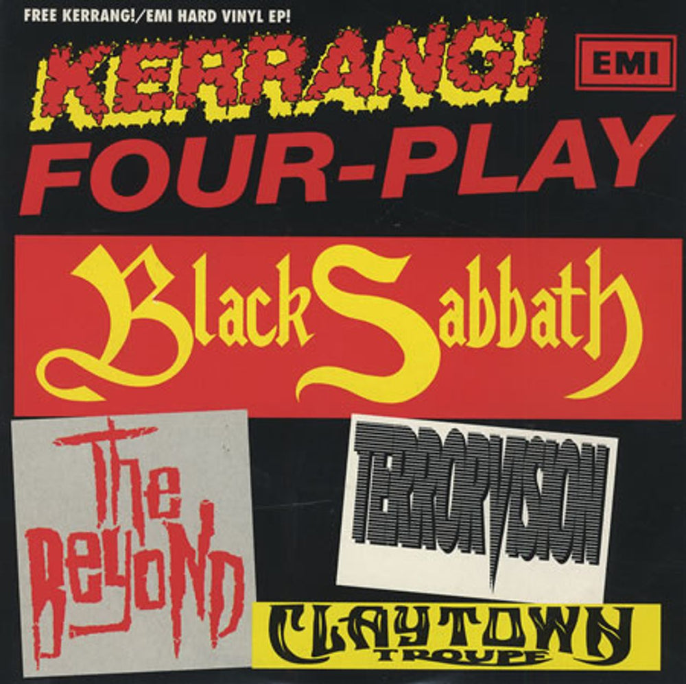 Kerrang! Magazine Kerrang Four Play UK Promo 7" vinyl single (7 inch record / 45) K/EMI1