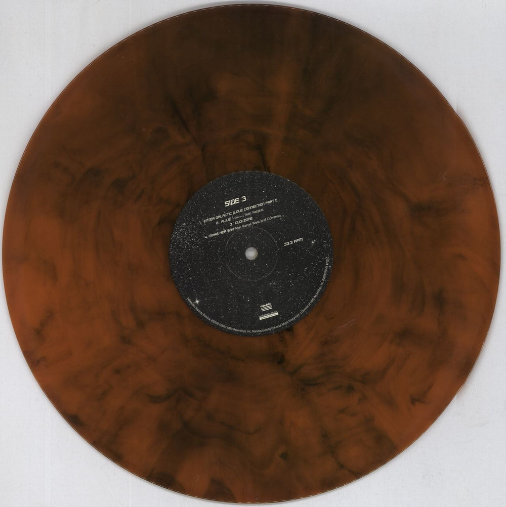 Kid Cudi Man On The Moon: The End Of Day - Purple & Orange Black Swirl US 2-LP vinyl record set (Double LP Album)