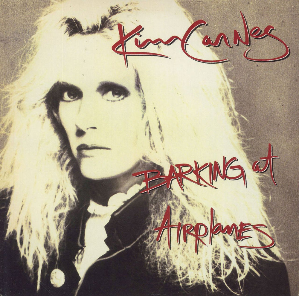 Kim Carnes Barking At Airplanes Dutch Promo vinyl LP album (LP record) 0642403381