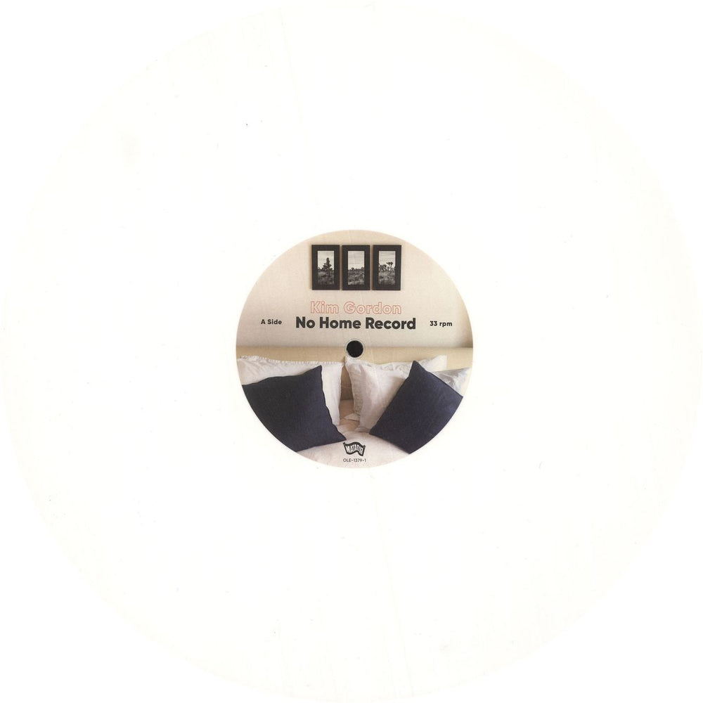 Kim Gordon No Home Record - White Vinyl UK vinyl LP album (LP record) KB9LPNO744315