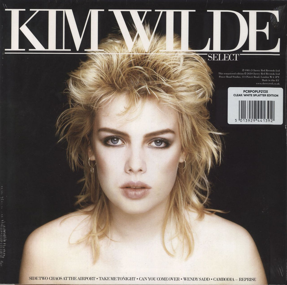 Kim Wilde Select - Clear/White Splatter Vinyl  - Sealed UK vinyl LP album (LP record) 5013929441392