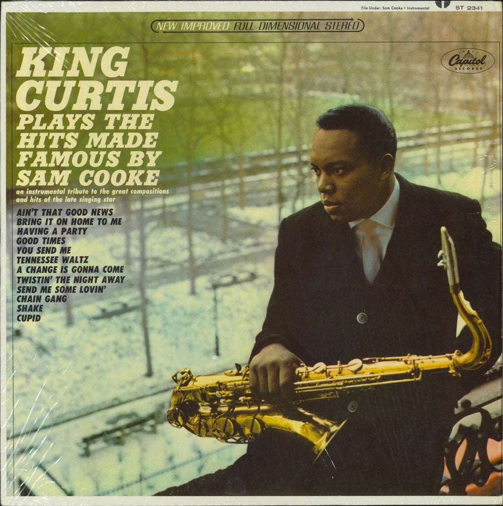 King Curtis Plays The Hits Made Famous By Sam Cooke US vinyl LP album (LP record) ST-2341