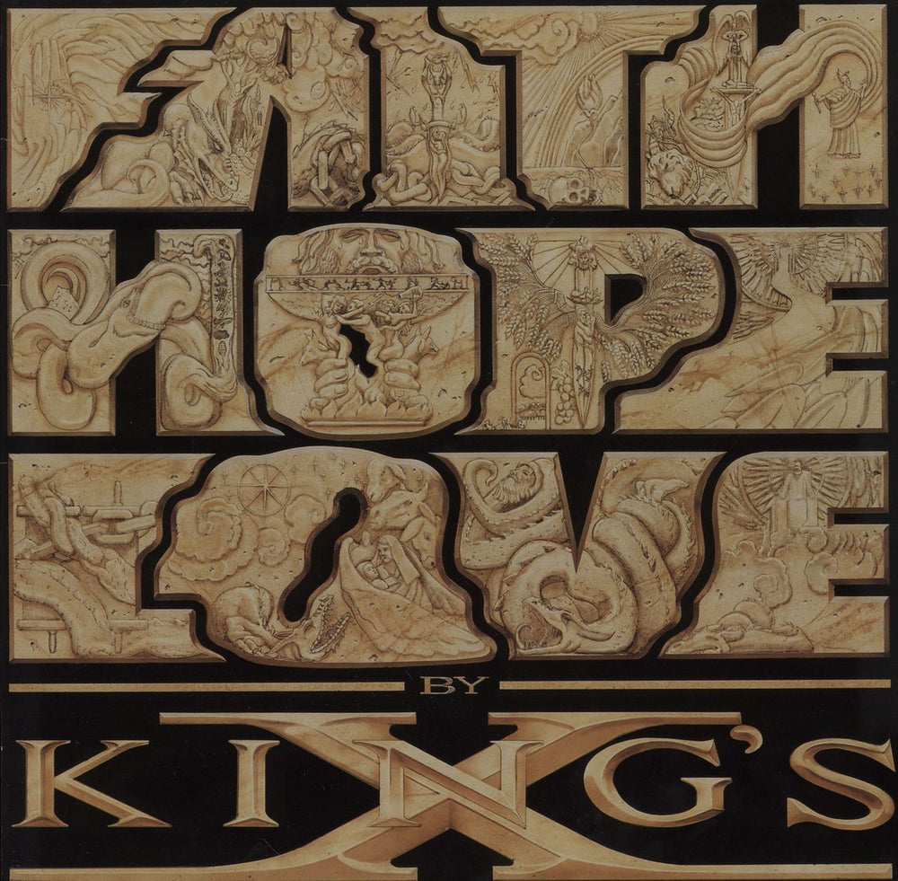 King's X Faith Hope Love German vinyl LP album (LP record) 7567-82145-1