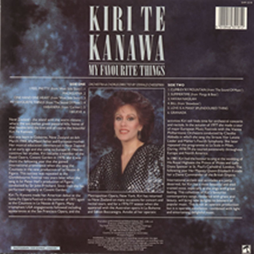 Kiri Te Kanawa My Favourite Things UK vinyl LP album (LP record)