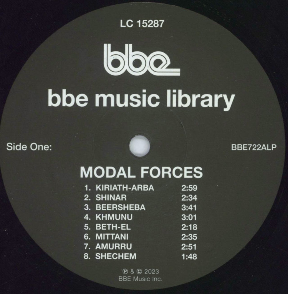 Kirk Degiorgio Modal Forces / Percussive Forces German vinyl LP album (LP record) QJ1LPMO819163