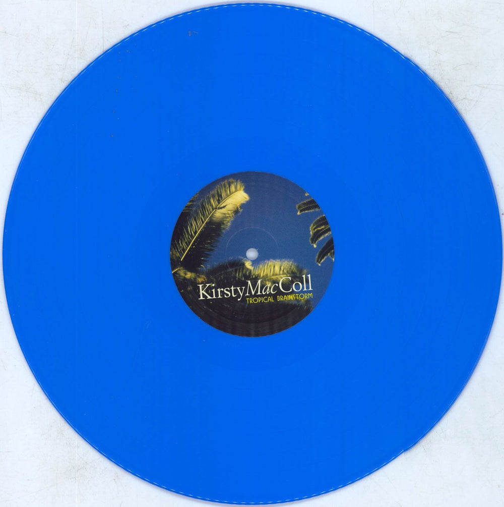 Kirsty MacColl Tropical Brainstorm - 180g Blue UK vinyl LP album (LP record) KIRLPTR806912