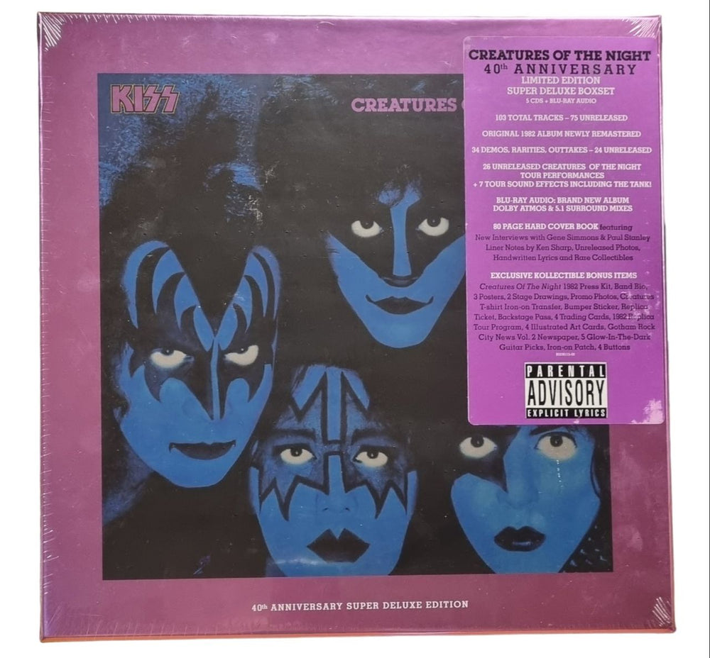 Kiss The Creatures Of The Night - Super Deluxe - Sealed UK CD Album Box Set B0036115-00