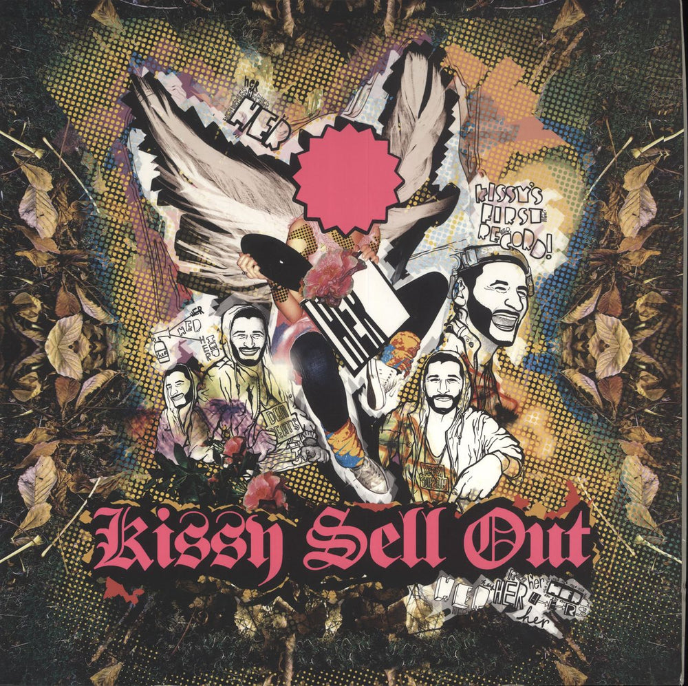 Kissy Sell Out Her - Neon Pink Vinyl UK 12" vinyl single (12 inch record / Maxi-single) LAVOLTA014X