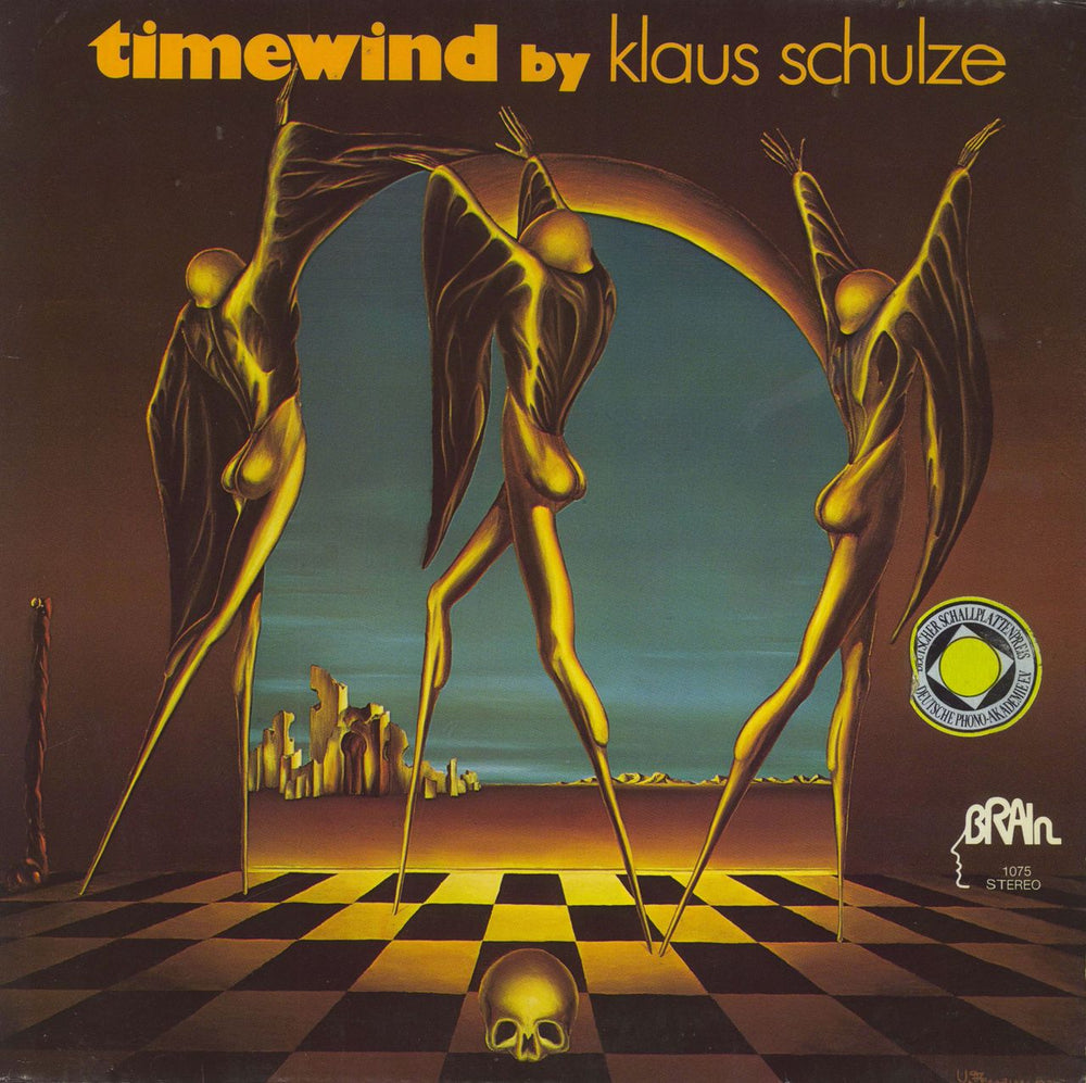 Klaus Schulze Timewind German vinyl LP album (LP record) 0001075