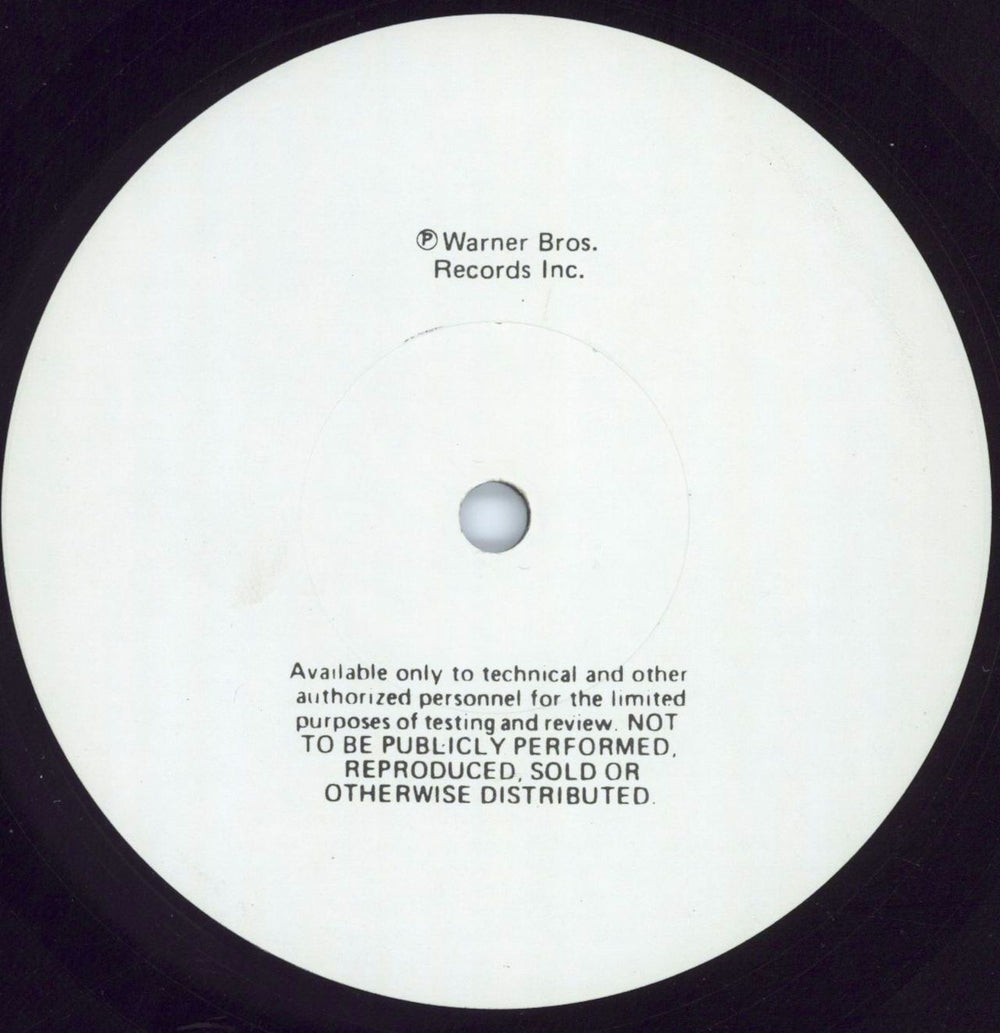 Kraftwerk Computer World - Test Pressing + Copy Sheet US vinyl LP album (LP record) KRALPCO810496