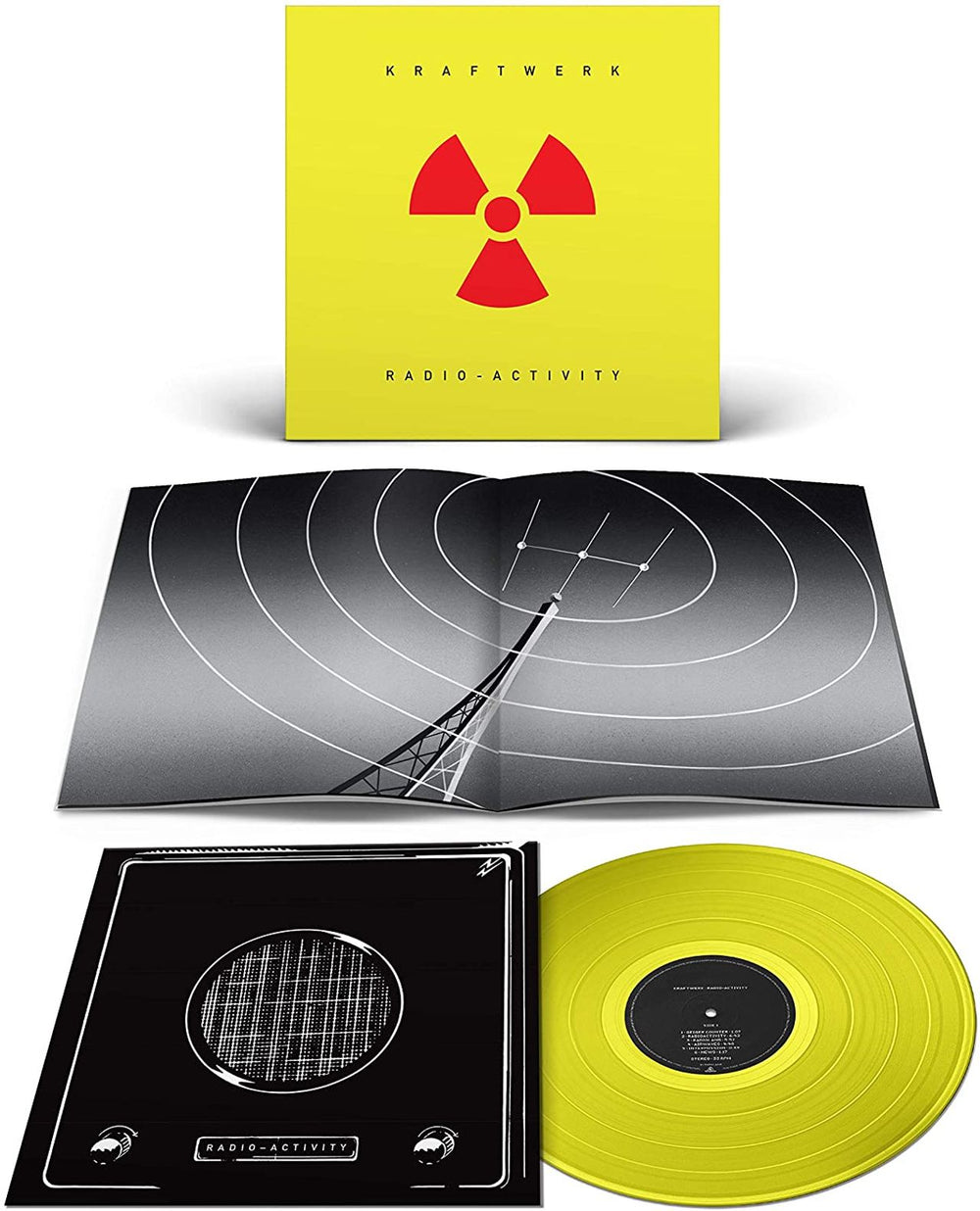 Kraftwerk Radio-Activity - Yellow Vinyl - Sealed UK vinyl LP album (LP record) KRALPRA753962