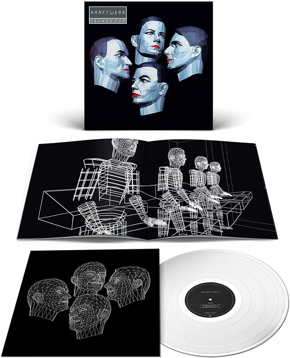 Kraftwerk Techno Pop [Electric Cafe] - Clear Vinyl - Sealed UK vinyl LP album (LP record) 5099969959110