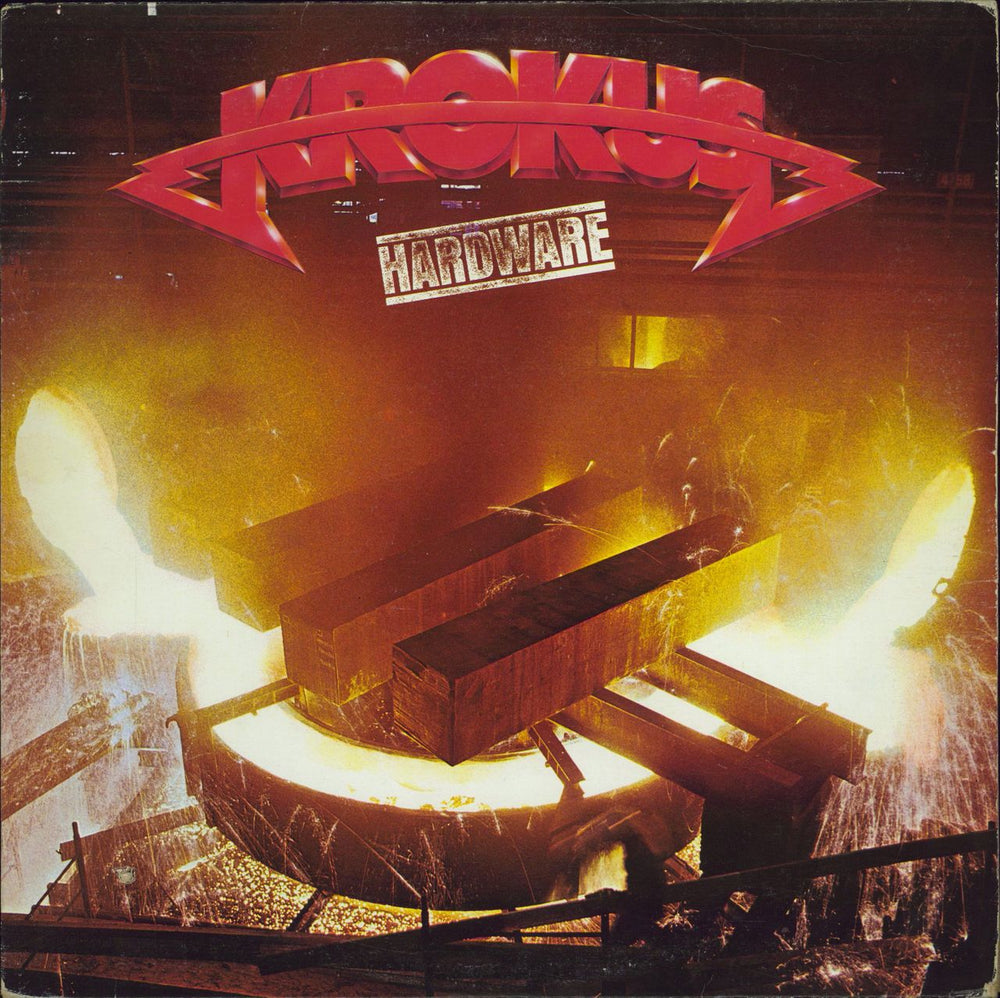Krokus Hardware Canadian vinyl LP album (LP record) OL1508