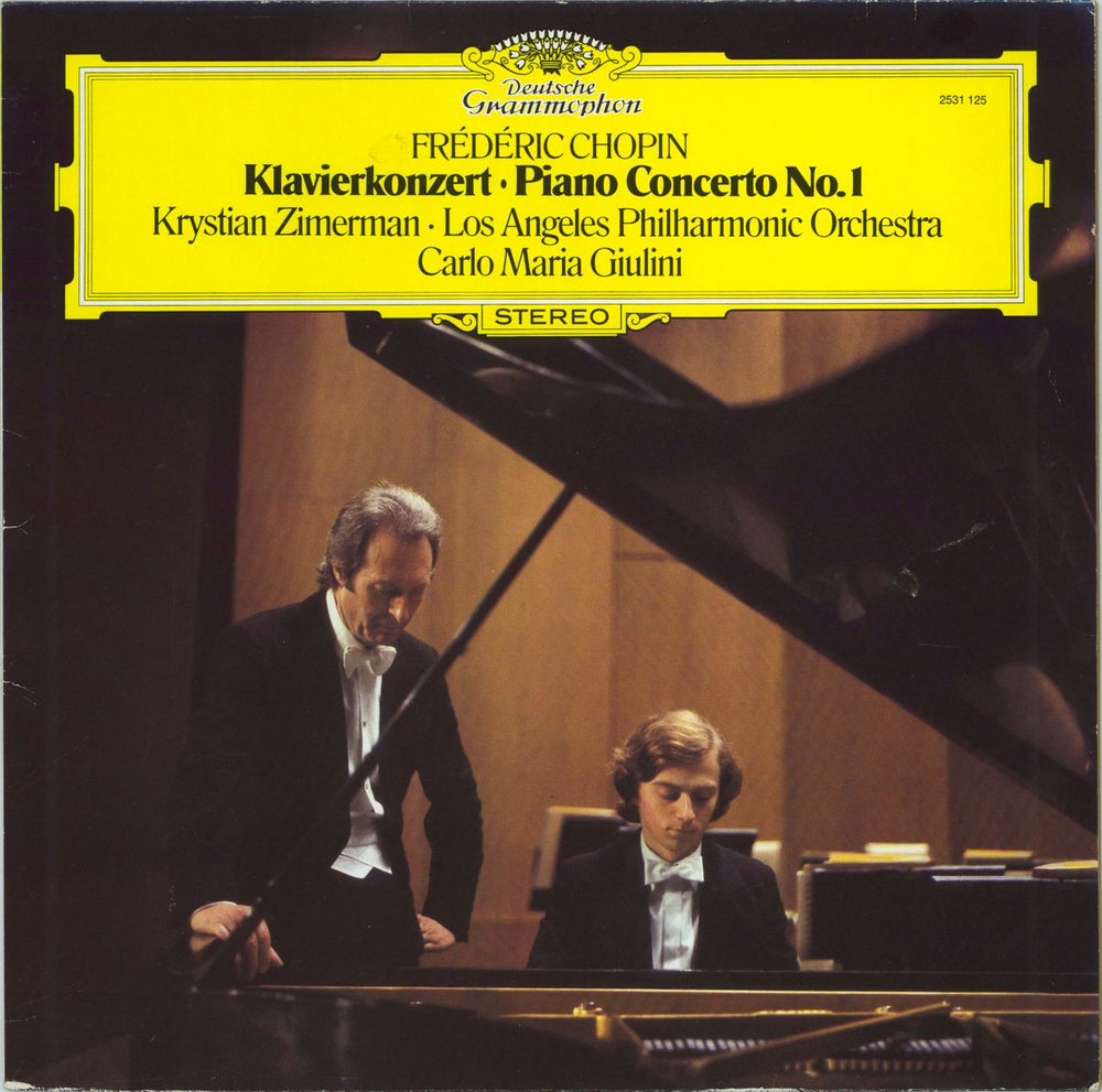 Krystian Zimerman Chopin: Piano Concerto No. 1 German vinyl LP album (LP record) 2531125